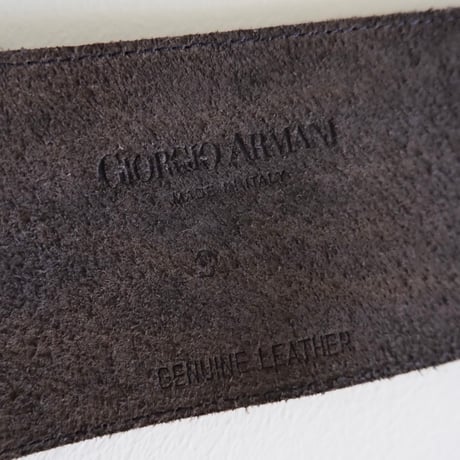 GIORGIO ARMANI / leather belt