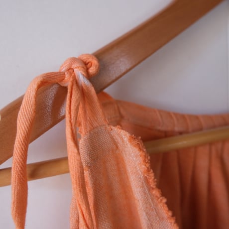 eski.  original dress / overdye "orange"