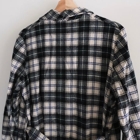 “PENDLETON” check wool lounge robe