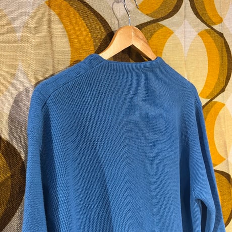 acryl knit cardigan / dull blue