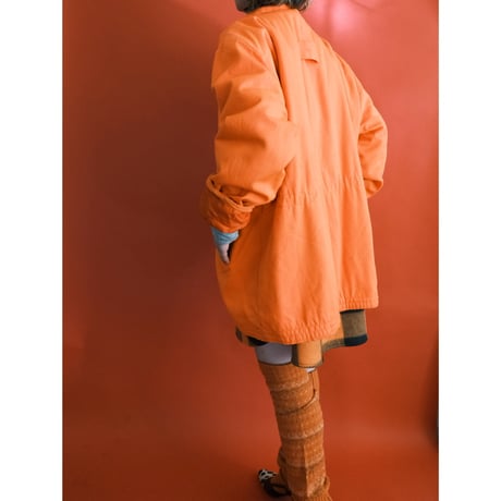 orange big jacket