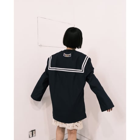 eski. remake / Croatian army sailor tops with "button flower"