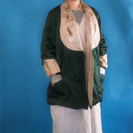 vintage / quilting china gown