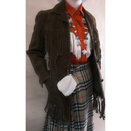 BURBERRY'S / check skirt / made in England