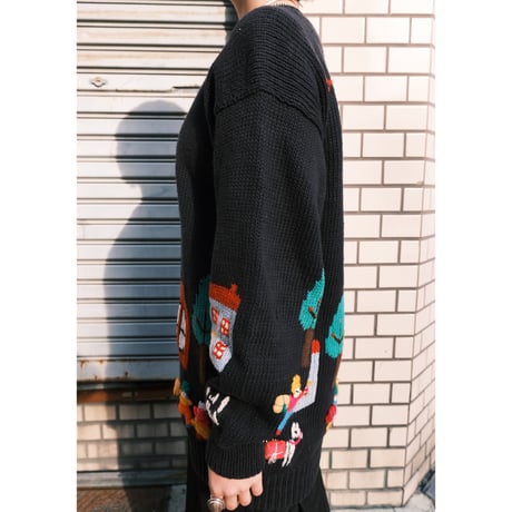 3D cotton knit "church"
