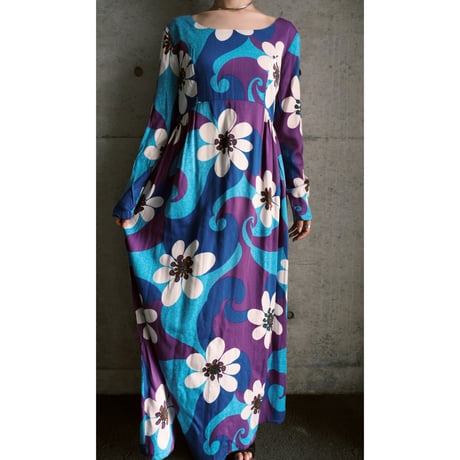 70s flower dress