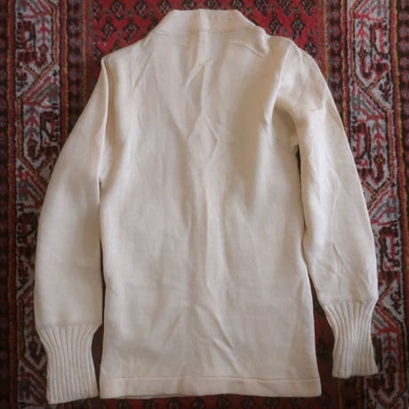 〜70s vintage lettered knit cardigan