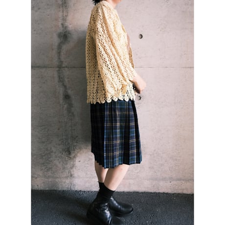 crochet cardigan with flare sleeve