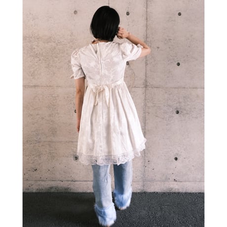 white dress