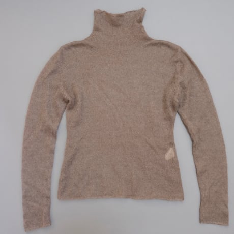 see-through mohair knit