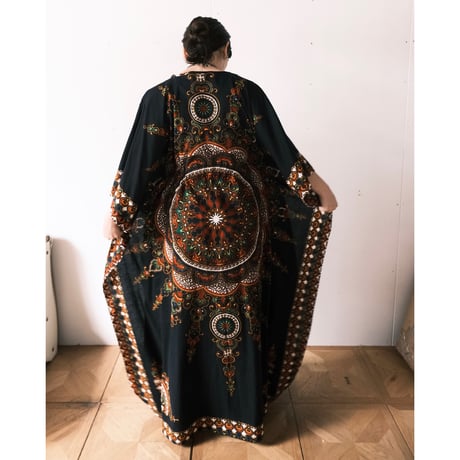 ethnic poncho dress
