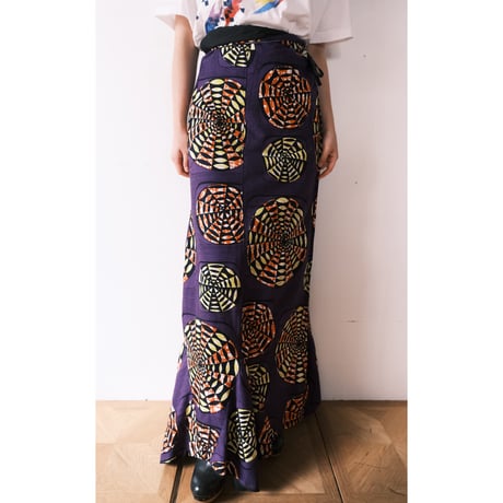 batik wrap skirt