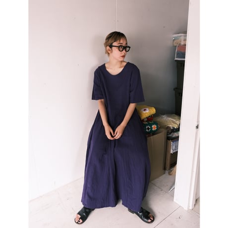 cotton dress / purple