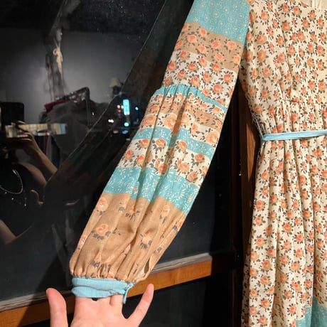 60-70s vintage flower dress