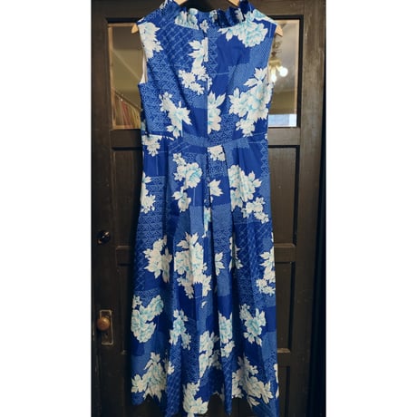 N/S flower dress / blue