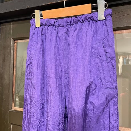 nylon pants / purple