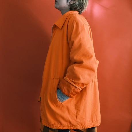 orange big jacket