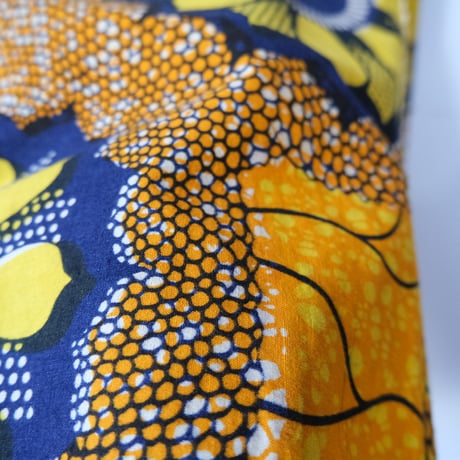 African batik wrap skirt