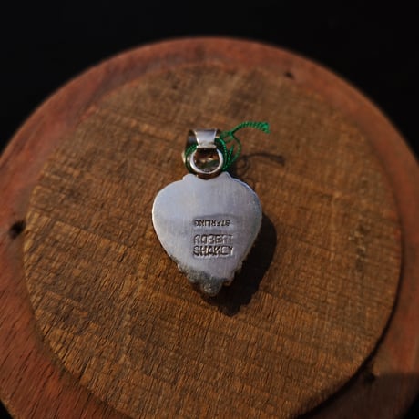 navajo / heart pendant top