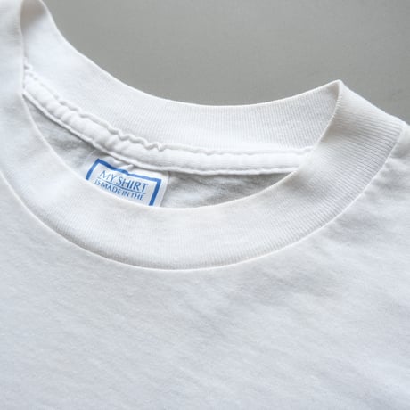 old print tee / white