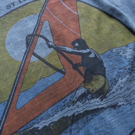 over dye tee / black
