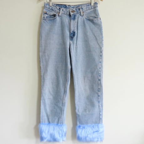 Levi's / remake denim / fake fur