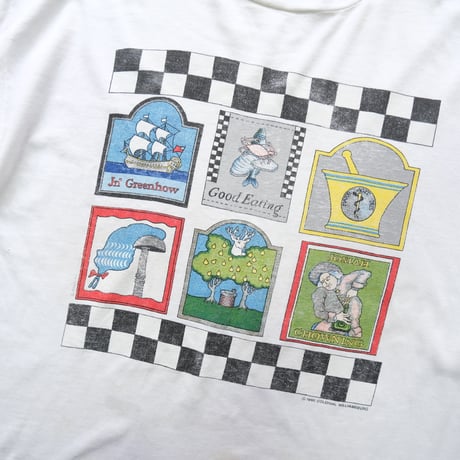 print tee / white