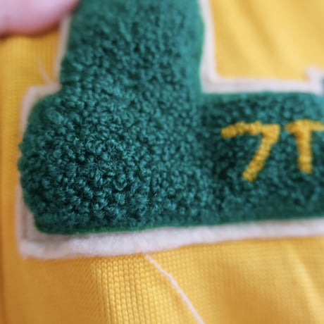 “L”  7th lettered cardigan