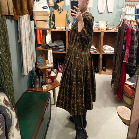 “Maria Alfalter” jacquard dress
