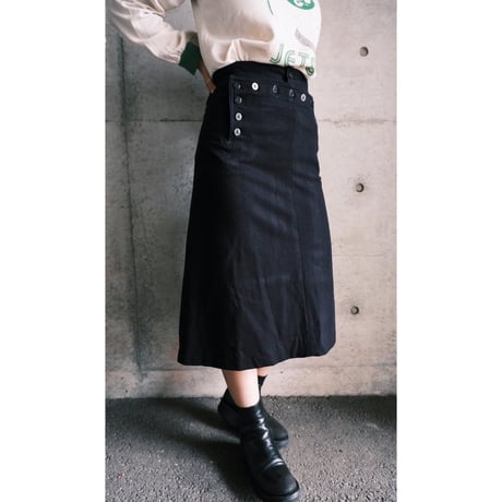 wool marine skirt