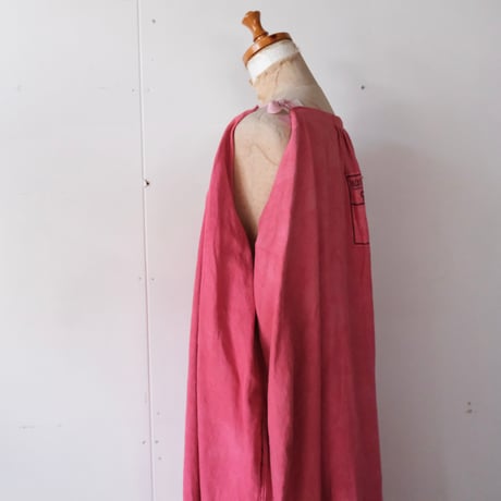 eski.  original dress / overdye "pink × ocher"
