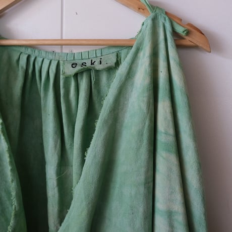 eski.  original dress / overdye "green"