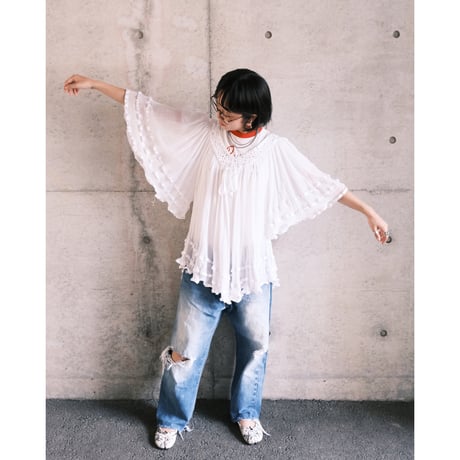 Greece blouse / white