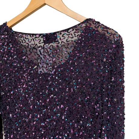 beaded silk tops