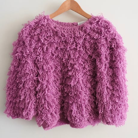 80s poodle knit