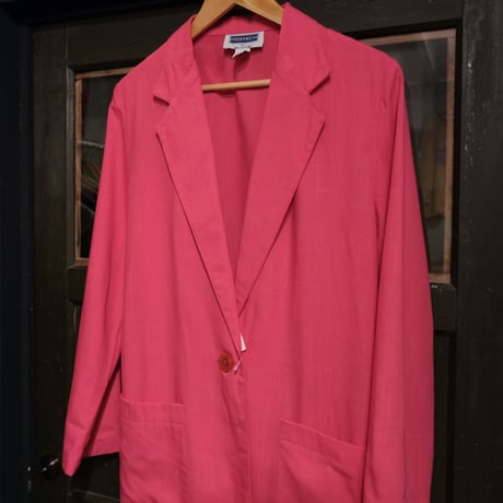 color tailored jacket / pink