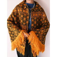 embroidery poncho