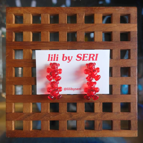 lili by SERI / zoo series "bear"/ red