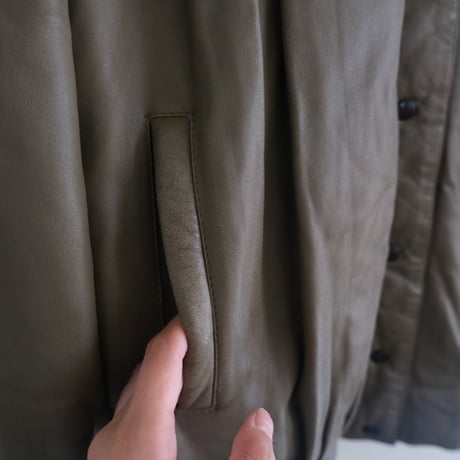 made in Italy / design leather jacket