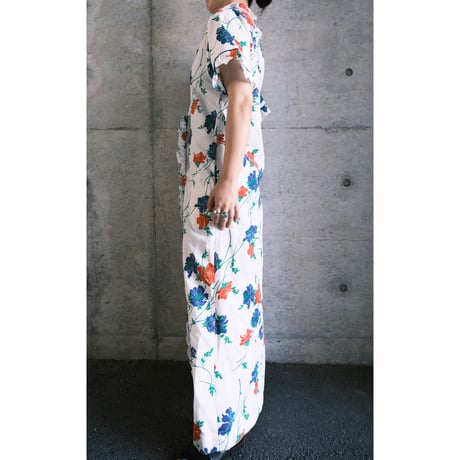 flower print gown