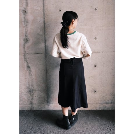 wool marine skirt