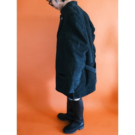 Tyrolean leather jacket / black
