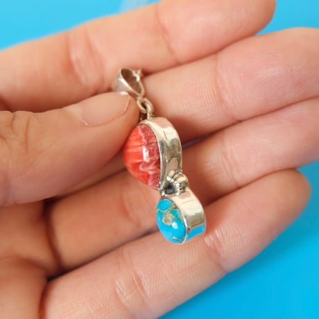 navajo / "heart" necklace