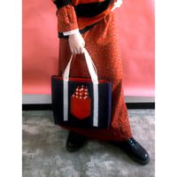 hand stitch tote bag
