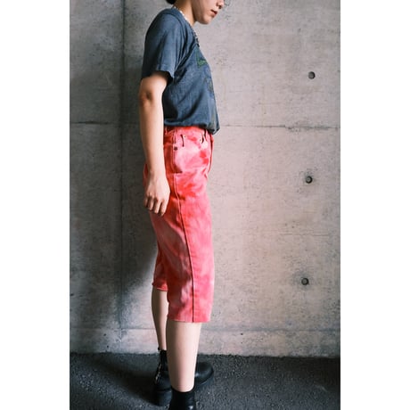 Levi’s / tie dye half denim “pink”