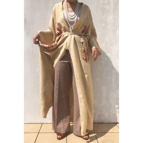 special vintage / KIMONO china gown