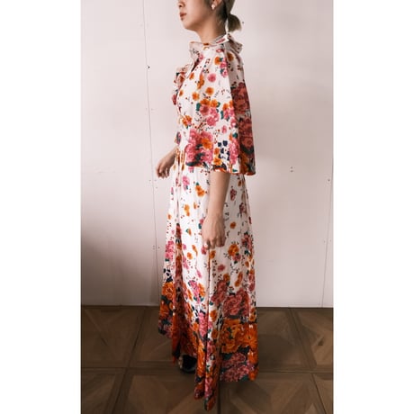 flower print dress