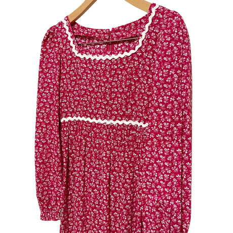 〜70s flower print dress