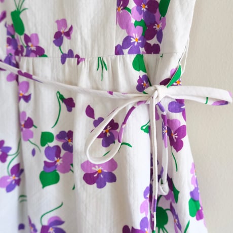 〜70s vintage / floral cami dress