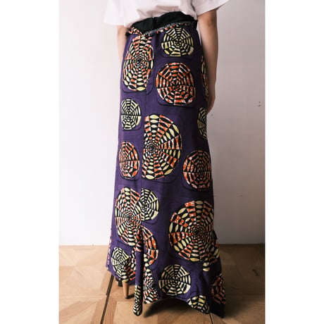 batik wrap skirt